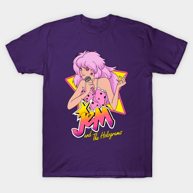 Jem and the holograms Rockstar T-Shirt by OniSide